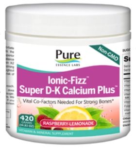 Ionic-Fizz Super D-K Calcium Plus (420 gm)* Pure Essence Labs